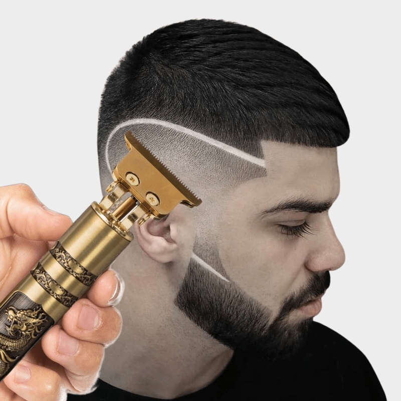 Barbeador Ultra Barber ORIGINAL Recarregável Com 4 Pentes